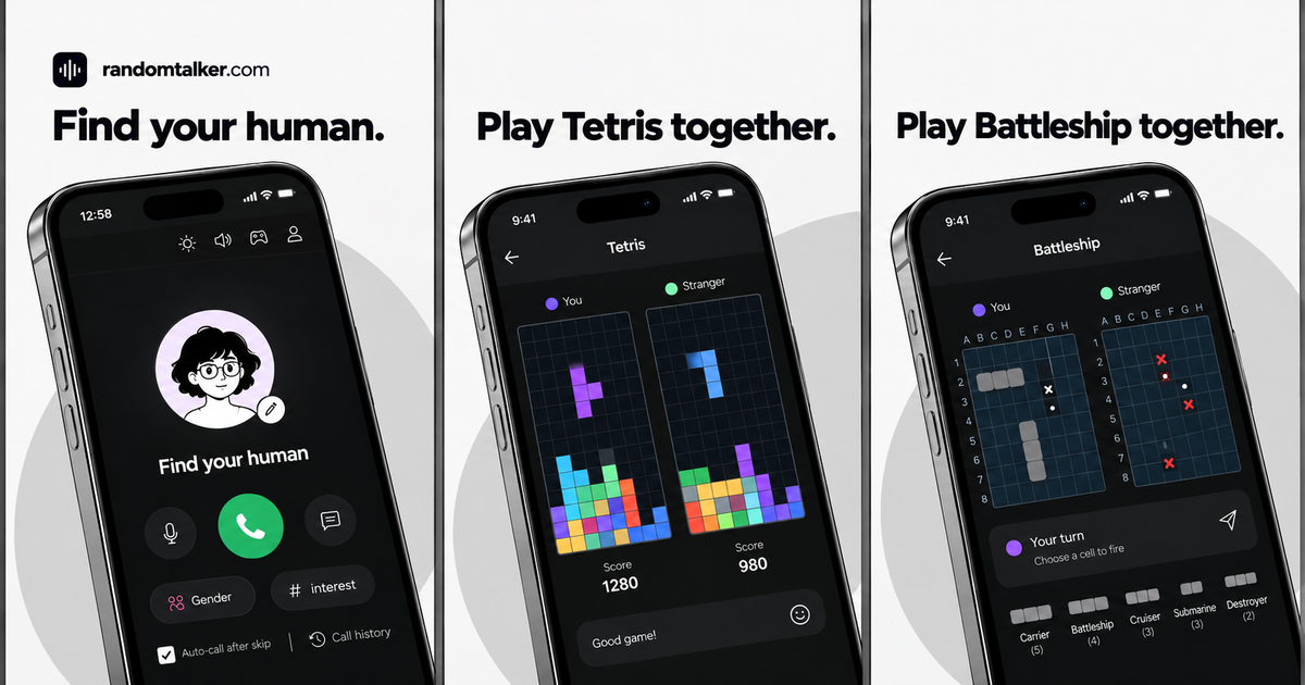 Random Talker — Free Anonymous Voice Chat